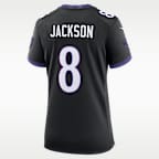 Lamar Jackson Baltimore Ravens Women's Nike NFL Game Jersey