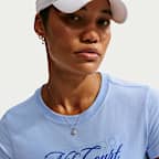 Playera de tenis de manga corta para mujer NikeCourt Heritage