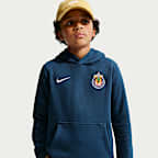 Sudadera con gorro sin cierre de futbol Nike para niño talla grande C.D. Guadalajara Club
