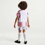 Tredelat fotbollsställ Nike Replica Kroatien 2026 för barn