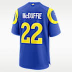 Trent McDuffie Los Angeles Rams Men's Nike NFL Game Jersey