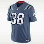 Rhamondre Stevenson New England Patriots Rivalries Collection Men's Nike Dri-FIT NFL Limited Jersey
