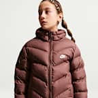Chamarra acolchada Therma-FIT holgada para niños talla grande Nike Sportswear All Day Play