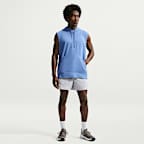 Nike N.A.C. Dri-FIT ærmeløs træningshættetrøje i fleece til mænd