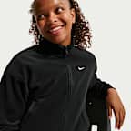 Top de manga larga de tejido Fleece para niña talla grande Nike Sportswear