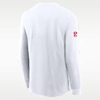 Kansas City Chiefs Sideline Team Issue Men's Nike Dri-FIT NFL Long-Sleeve T-Shirt