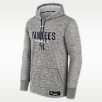 Sudadera con gorro sin cierre Nike Therma de la MLB para hombre New York Yankees Authentic Collection