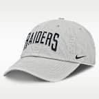 Las Vegas Raiders Primetime Club Arched Men's Nike NFL Adjustable Hat