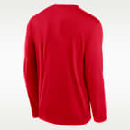Ohio State Courtside Men's Nike Dri-FIT College Long-Sleeve T-Shirt