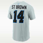 Amon-Ra St. Brown Detroit Lions Rivalries Collection Men's Nike NFL T-Shirt