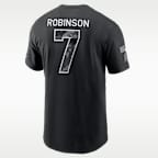 Playera Nike de la NFL para hombre Bijan Robinson Atlanta Falcons Salute to Service