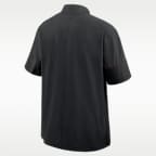 Chamarra con gorro de manga corta universitaria Nike de medio cierre para hombre USC Sideline Coach