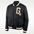Georgia Legacy Men's Nike College Full-Snap Bomber Jacket