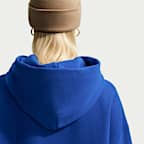 Hoodie pullover folgado de lã cardada de peso elevado Nike Studio para mulher