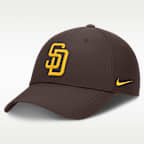 Gorra Nike Dri-FIT de la MLB ajustable para hombre San Diego Padres Club