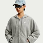 Nike Studio Fleece Lightweight Women's Oversized Full-Zip Hoodie