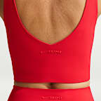 NikeSKIMS Matte Women's V-Neck Long-Line Bra