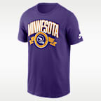 Minnesota Vikings Rewind Front And Back Hit Essential Men's Nike NFL T-Shirt