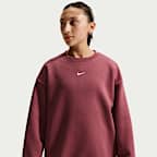 Nike Sportswear Studio oversized sweatshirt met ronde hals voor meisjes
