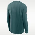 Philadelphia Eagles Team Issue Men's Nike Dri-FIT NFL Long-Sleeve T-Shirt