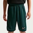 Shorts de fútbol de tejido Knit Dri-FIT para niños talla grande Nike Academy