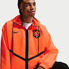 Chamarra Anthem de fútbol Nike Dri-FIT para hombre de Países Bajos