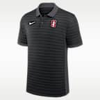 Stanford Sideline Early Season Coach Victory Stripe Men's Nike Dri-FIT College Polo