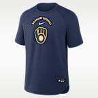 Milwaukee Brewers Authentic Collection Batting Practice Pregame Men's Nike Dri-FIT MLB Top
