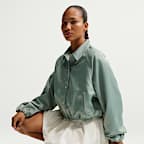 Nike Sportswear Women's Oversized Satin Coaches Jacket