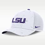 Gorra de rejilla universitaria Nike ajustable para hombre LSU Country Club Golfin' Rise
