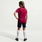 Dzianinowe spodenki piłkarskie dla dużych dzieci Nike Dri-FIT FC Barcelona Strike