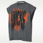Camiseta de básquetbol sin mangas Nike para hombre New York Knicks Standard Issue
