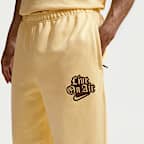 Męskie spodnie z dzianiny ze ściągaczami Nike Solo Swoosh