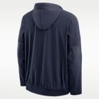 Chamarra universitaria Nike con gorro de medio cierre para hombre Auburn Sideline Anorak