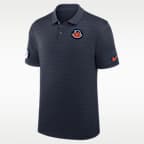 Chicago Bears Rivalries Collection Sideline Victory Striped Men's Nike Dri-FIT NFL Polo
