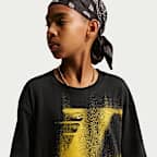 Los Angeles Lakers Nike Edge 26 Big Kids' Short-Sleeve T-Shirt