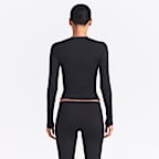 Haut à manches longues et col ras-du-cou NikeSKIMS Airy pour femme