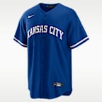 Jersey Nike de la MLB Replica para hombre Bobby Witt Jr. Kansas City Royals