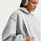 Nike Studio Fleece Medium Weight Women's Oversized Cropped Hoodie