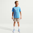 Nike Multi Dri-FIT kortermet treningsoverdel til store barn (gutter)