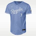 Bobby Witt, Jr. Kansas City Royals Big Kids' Nike MLB Stadium Home Jersey