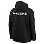 Baltimore Ravens Sideline Club Big Kids' Nike NFL Pullover Hoodie
