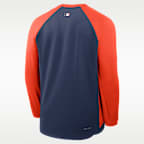 Houston Astros Authentic Collection Men's Nike Dri-FIT Pullover Crew