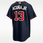 Ronald Acuña Jr. Atlanta Braves Men's Nike MLB Replica Jersey