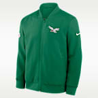 Philadelphia Eagles Sideline Men's Nike NFL Full-Zip Bomber Jacket