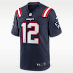 Tom Brady New England Patriots Retired Men's Nike NFL Game Jersey