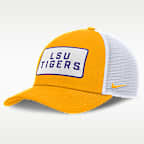 Gorra de rejilla universitaria Nike Nike ajustable para hombre LSU On-Field Rise