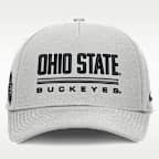 Ohio State Sideline Practice Rise Men's Nike Dri-FIT College Adjustable Hat