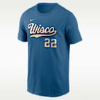 Christian Yelich Milwaukee Brewers City Connect Men's Nike MLB T-Shirt