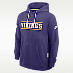 Sudadera con gorro sin cierre Nike Dri-FIT de la NFL para hombre Minnesota Vikings Alt Standard Issue